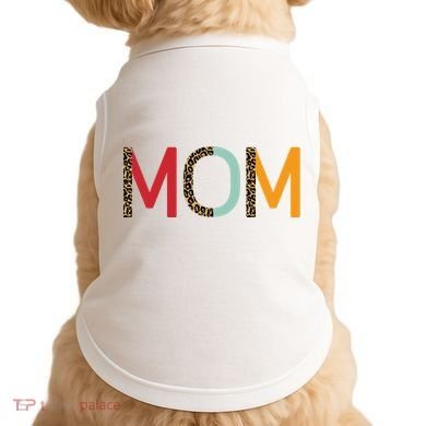 Mom Cheetah Print Cute Gift Doggie Tank
