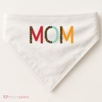 Mom Cheetah Print Cute Gift USA-Made Doggie Bandana thumb 0