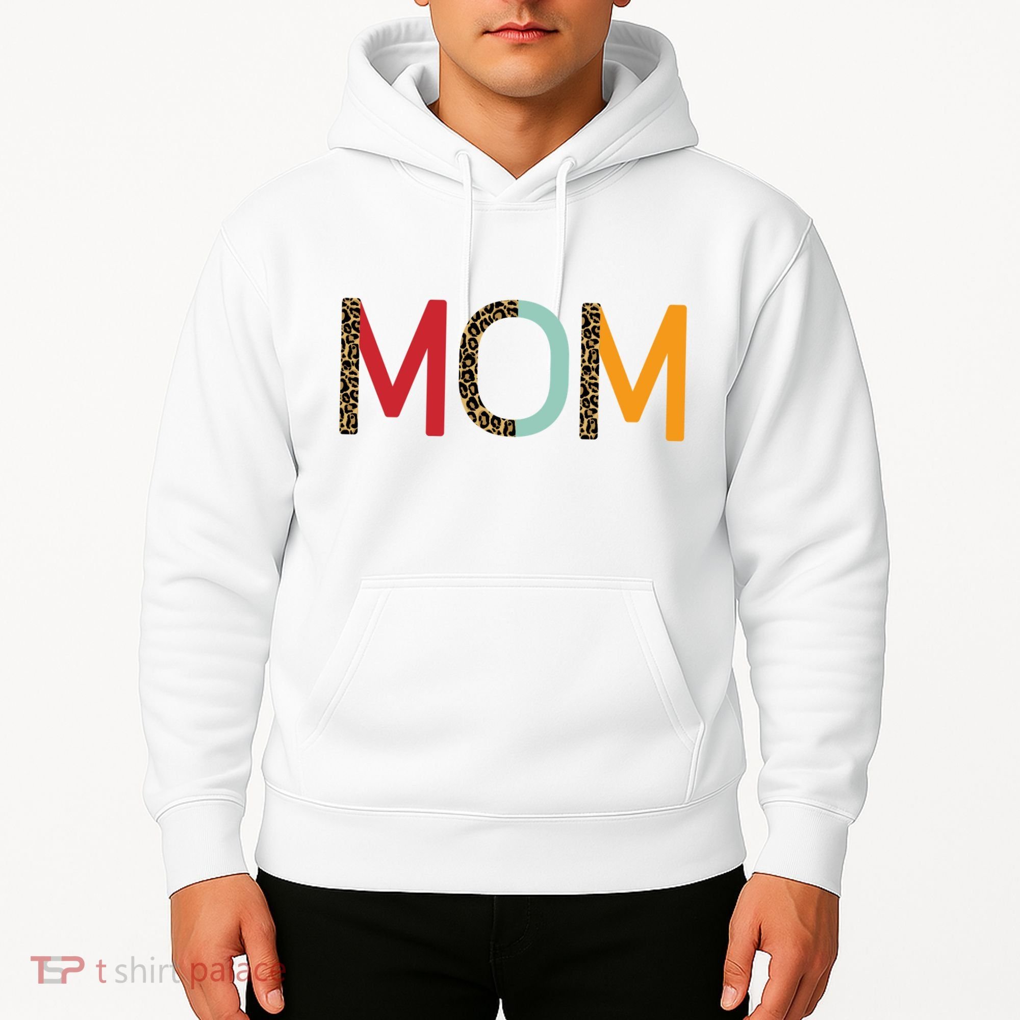 Mom Cheetah Print Cute Gift Hoodie