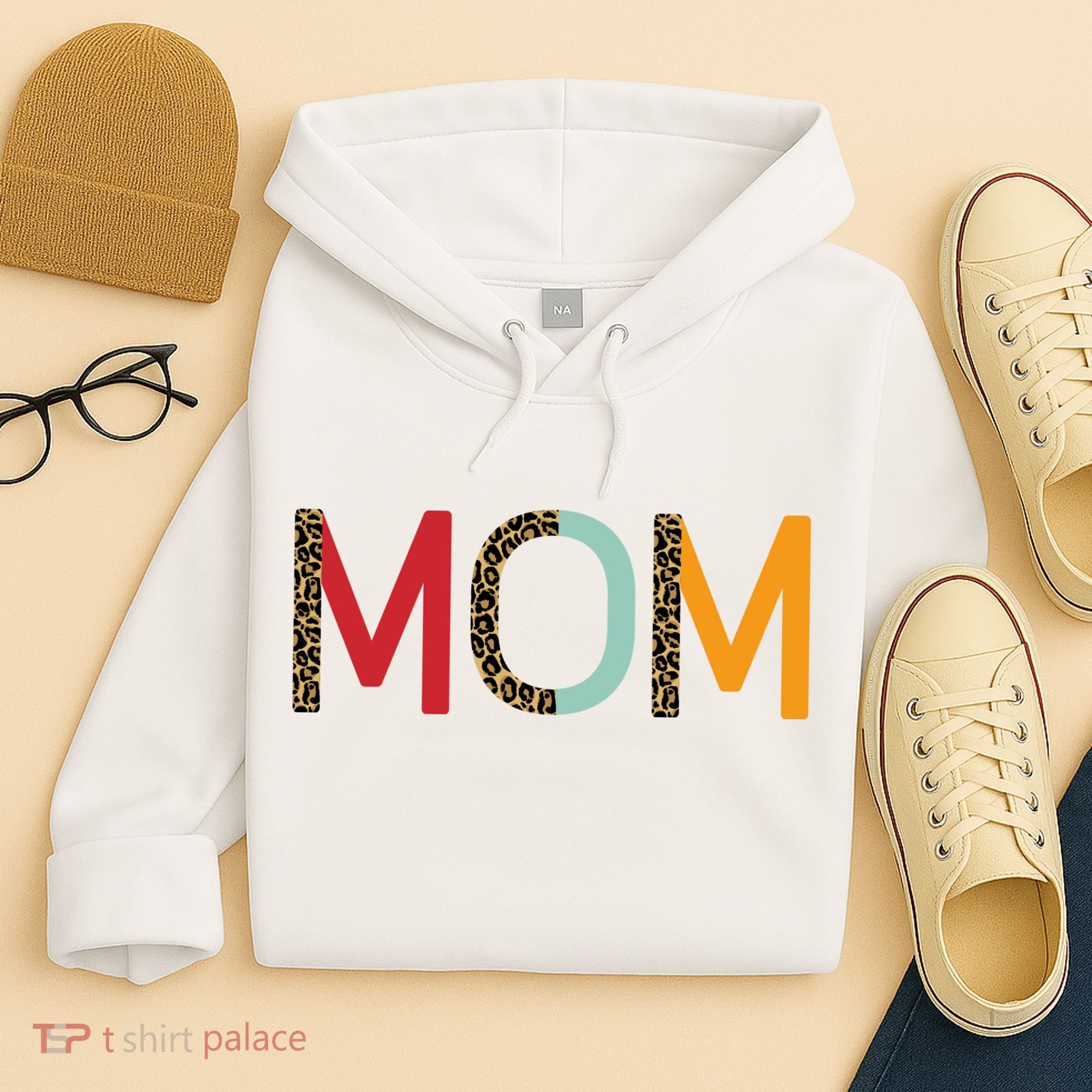 Mom Cheetah Print Cute Gift Hoodie