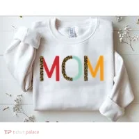 Mom Cheetah Print Cute Gift Sweatshirt thumb 2