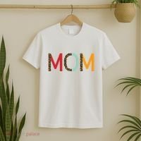 Mom Cheetah Print Cute Gift T-Shirt thumb 2