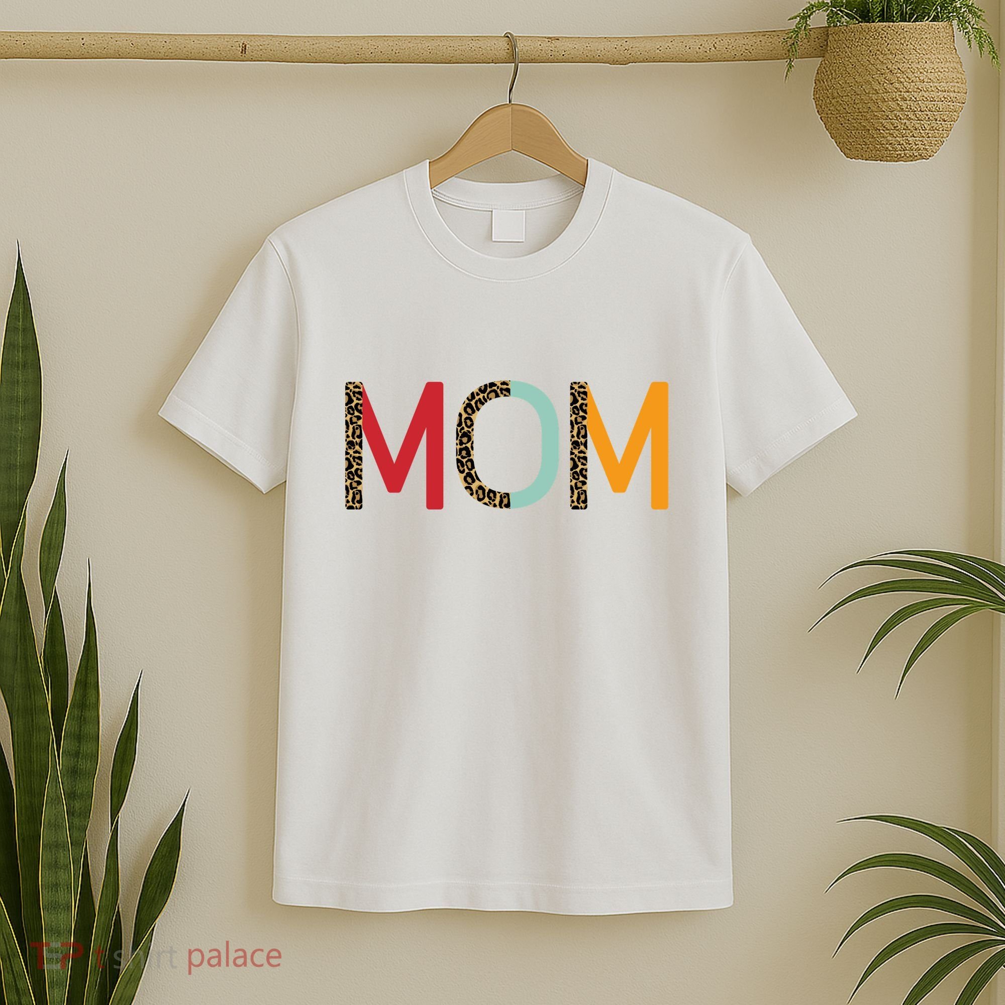 Mom Cheetah Print Cute Gift T-Shirt