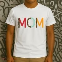 Mom Cheetah Print Cute Gift T-Shirt thumb 3