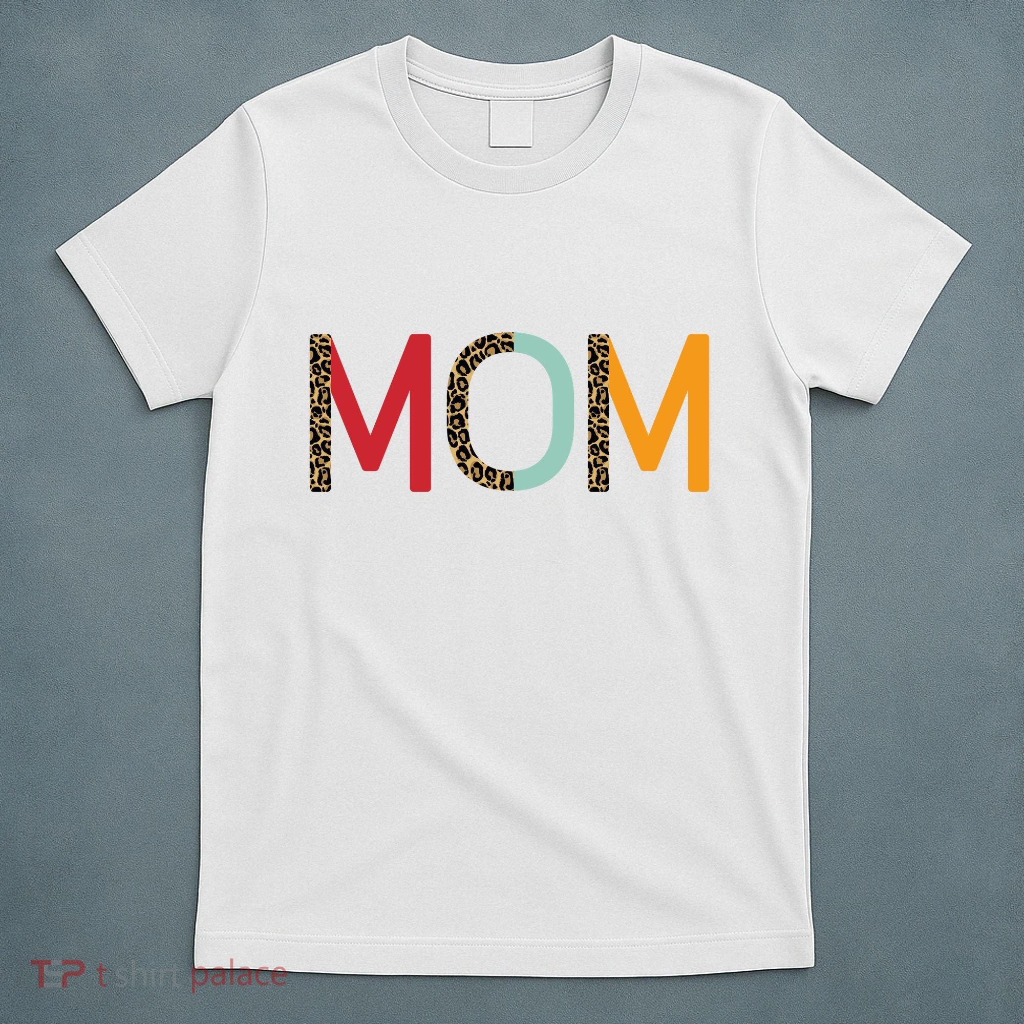 Mom Cheetah Print Cute Gift T-Shirt