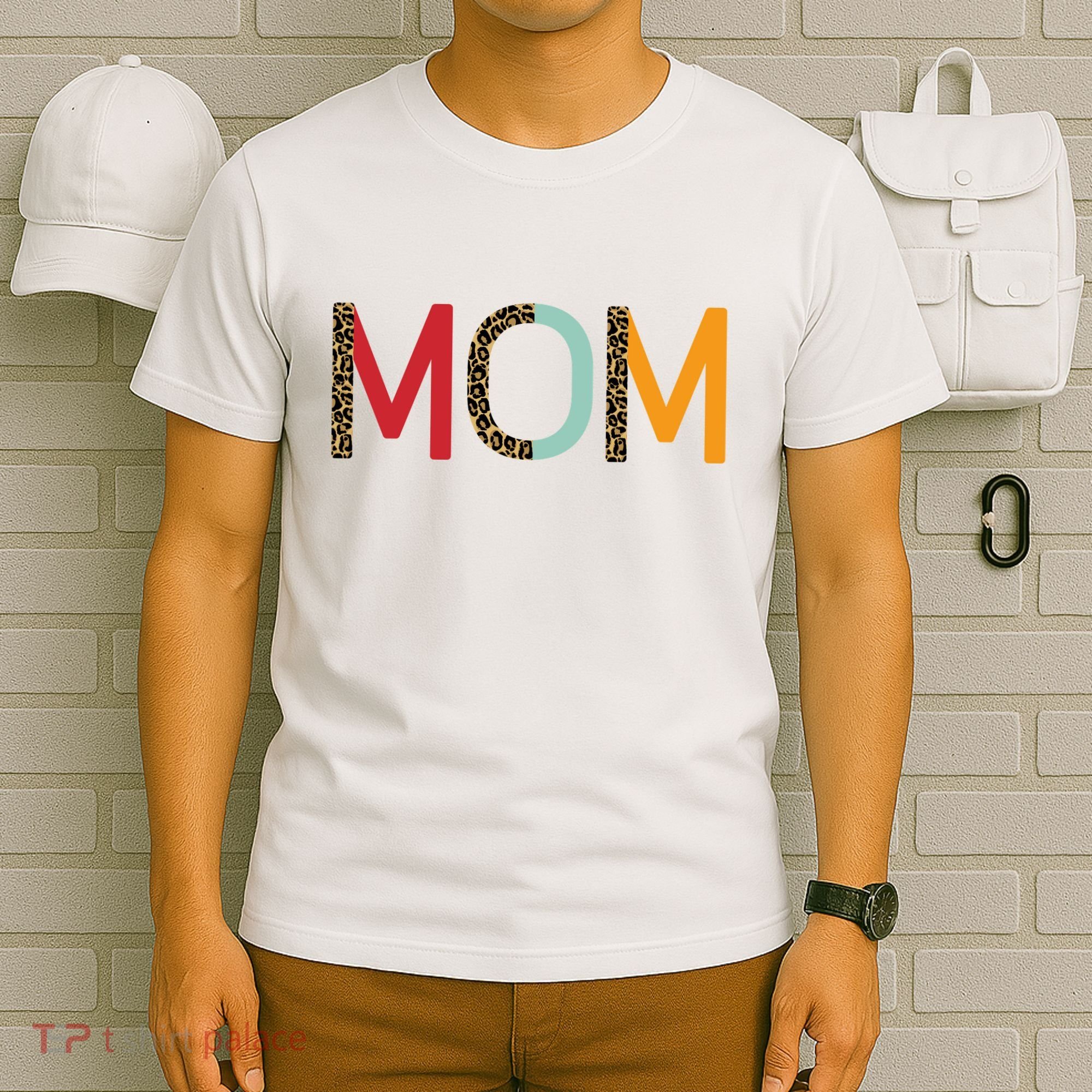 Mom Cheetah Print Cute Gift T-Shirt