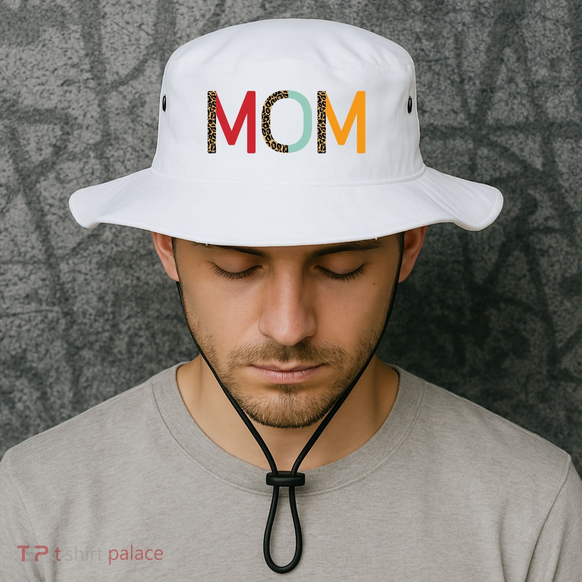Mom Cheetah Print Cute Gift Bucket Hat