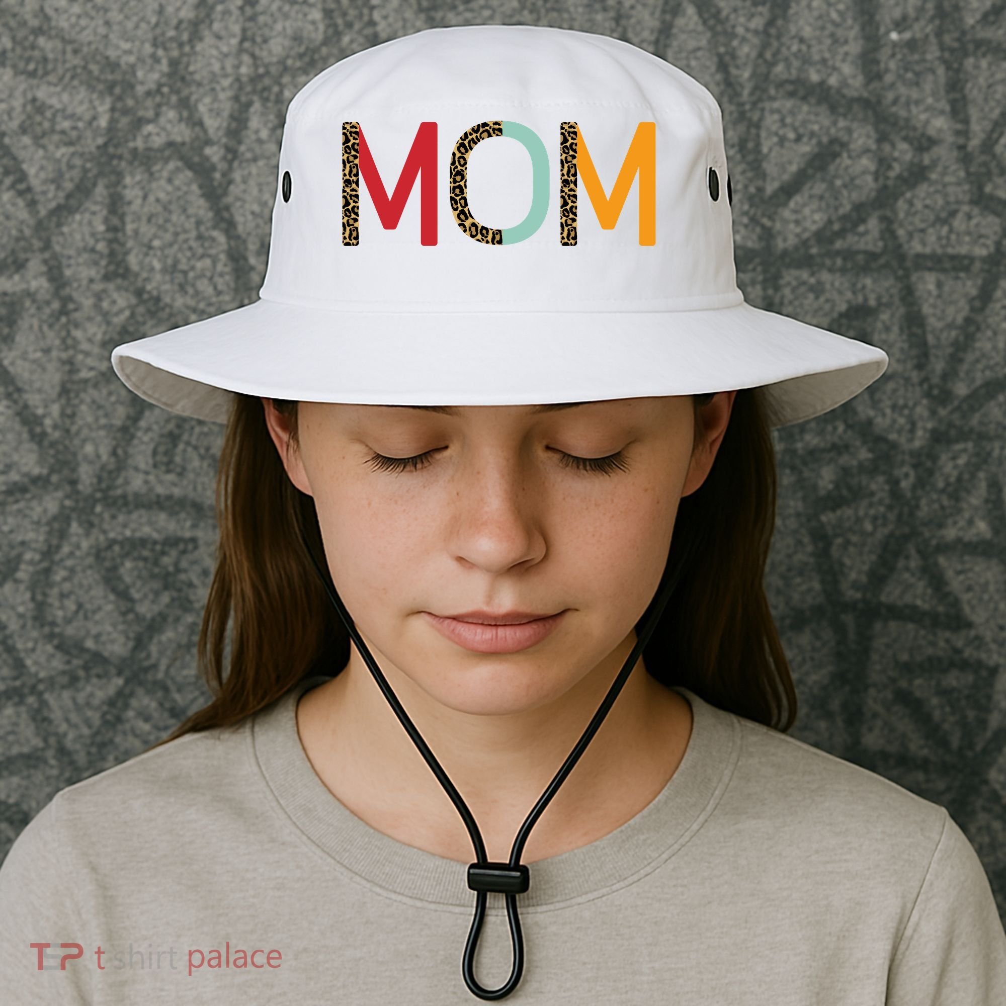 Mom Cheetah Print Cute Gift Bucket Hat