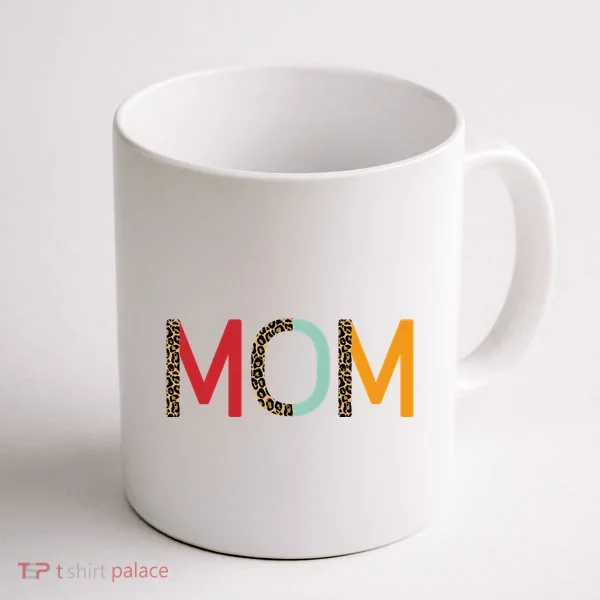 Mom Cheetah Print Cute Gift Coffee Mug