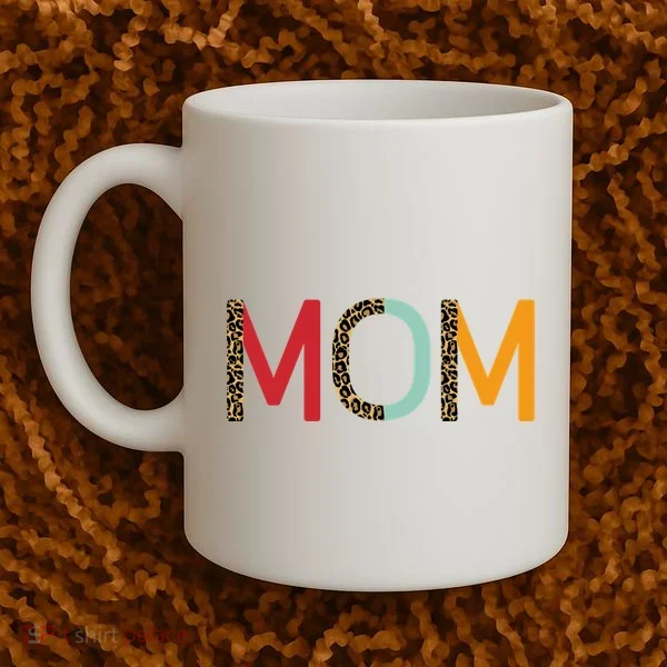 Mom Cheetah Print Cute Gift Coffee Mug