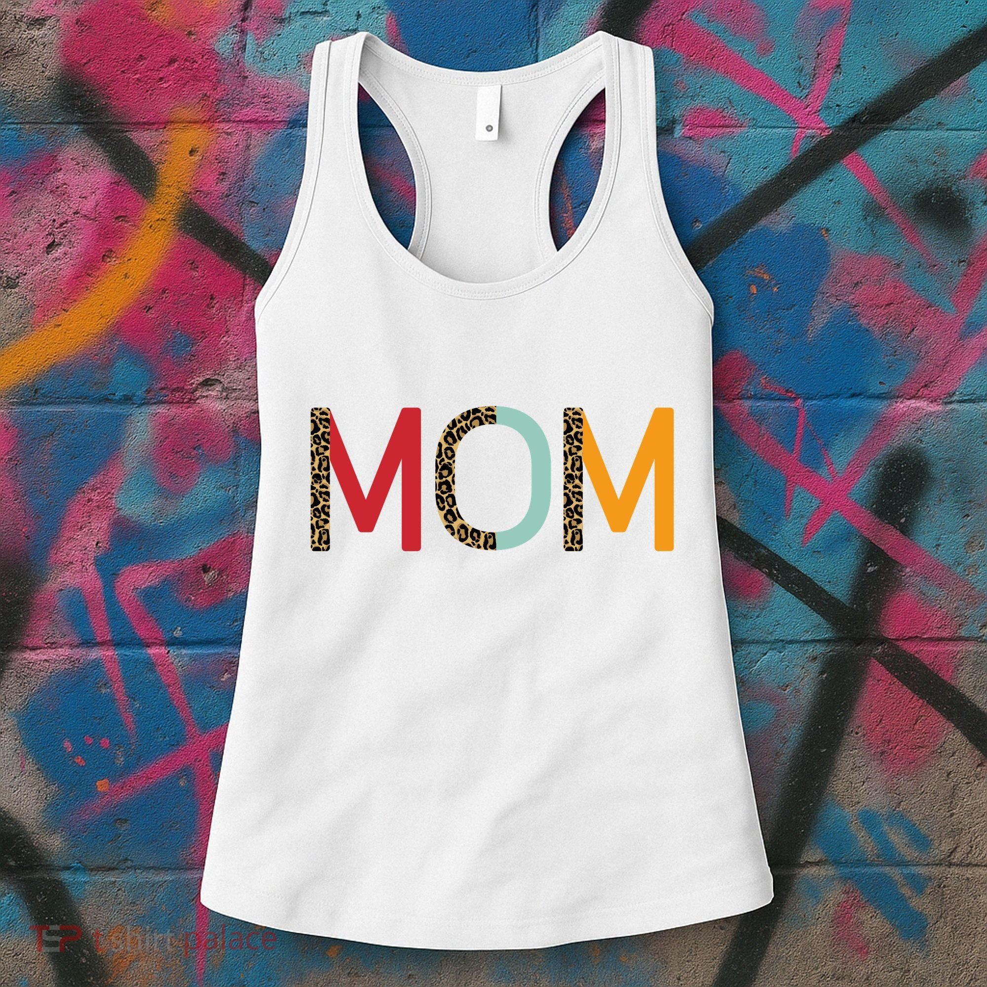 Mom Cheetah Print Cute Gift Women's Tank Top