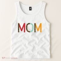 Mom Cheetah Print Cute Gift Tank Top thumb 2