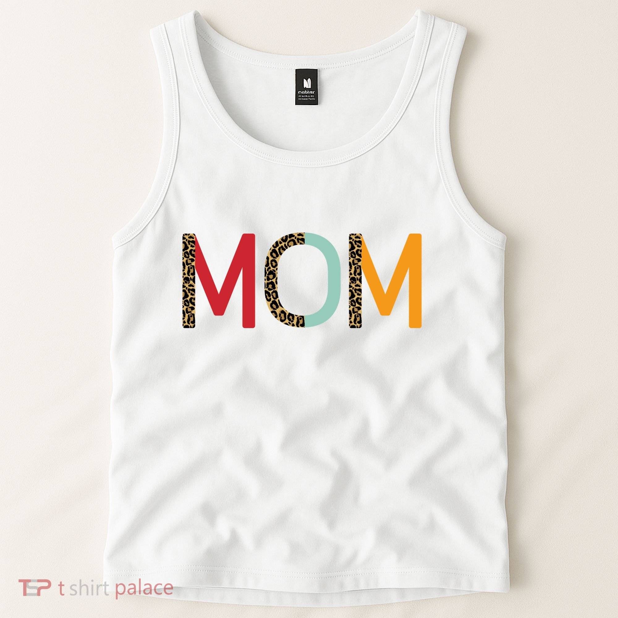 Mom Cheetah Print Cute Gift Tank Top