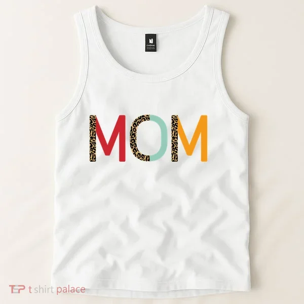 Mom Cheetah Print Cute Gift Tank Top