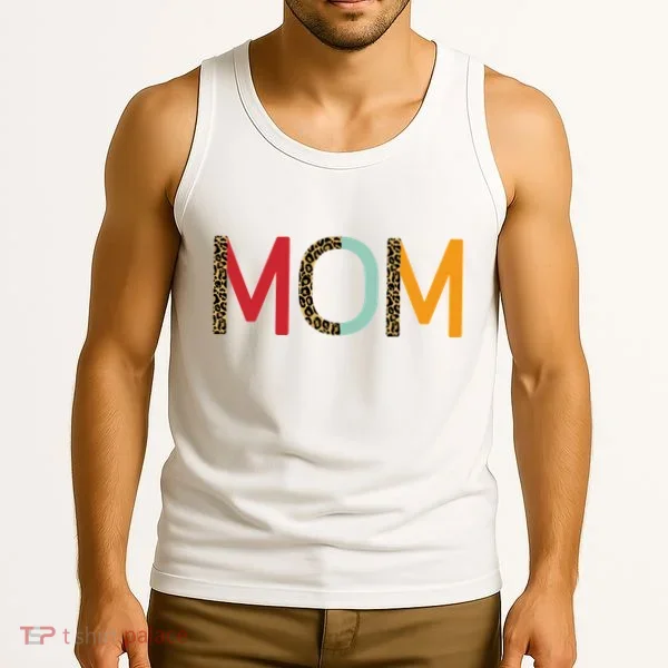 Mom Cheetah Print Cute Gift Tank Top
