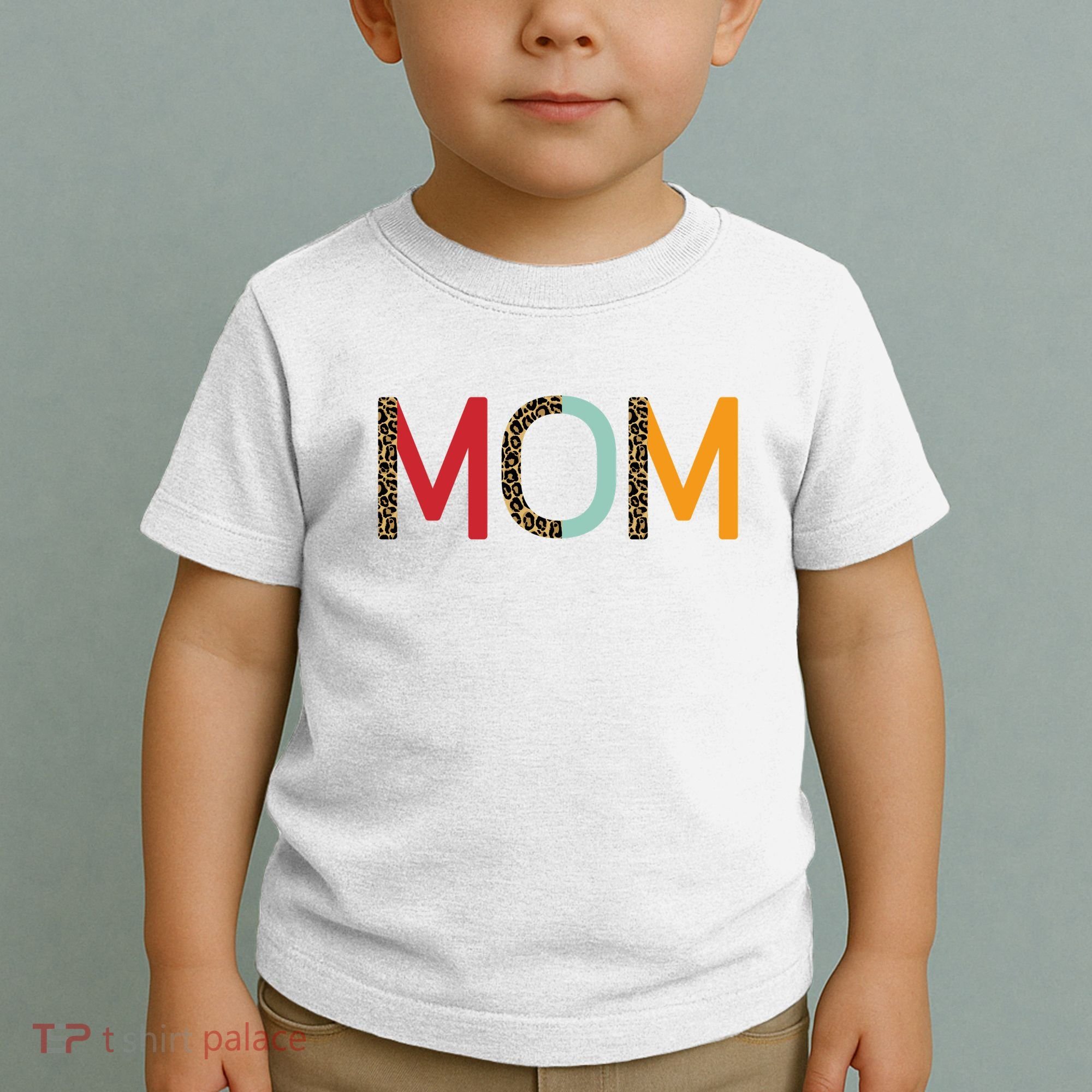 Mom Cheetah Print Cute Gift Toddler T-Shirt