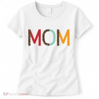 Mom Cheetah Print Cute Gift Women's T-Shirt