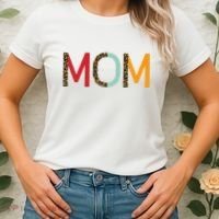 Mom Cheetah Print Cute Gift Women's T-Shirt thumb 2