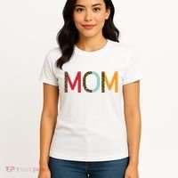 Mom Cheetah Print Cute Gift Women's T-Shirt thumb 4