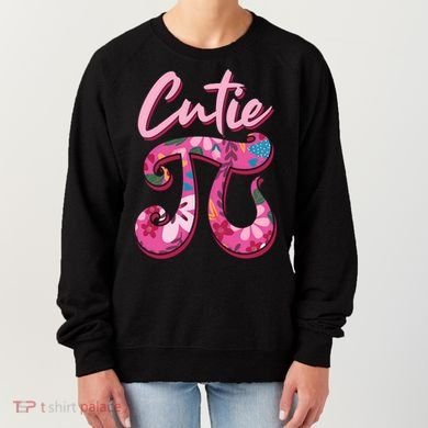 Mathematician Cutie Pi Math Pi Symbol Pi Day Gift Women's Sweatshirt
