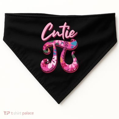 Mathematician Cutie Pi Math Pi Symbol Pi Day Gift USA-Made Doggie Bandana