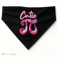 Mathematician Cutie Pi Math Pi Symbol Pi Day Gift USA-Made Doggie Bandana thumb 0