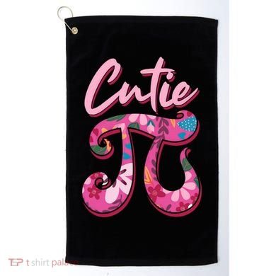 Mathematician Cutie Pi Math Pi Symbol Pi Day Gift Golf Towel