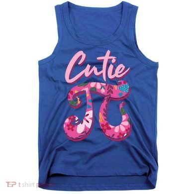 Mathematician Cutie Pi Math Pi Symbol Pi Day Gift Tank Top