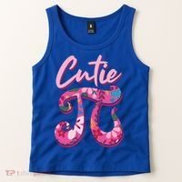 Mathematician Cutie Pi Math Pi Symbol Pi Day Gift Tank Top thumb 2