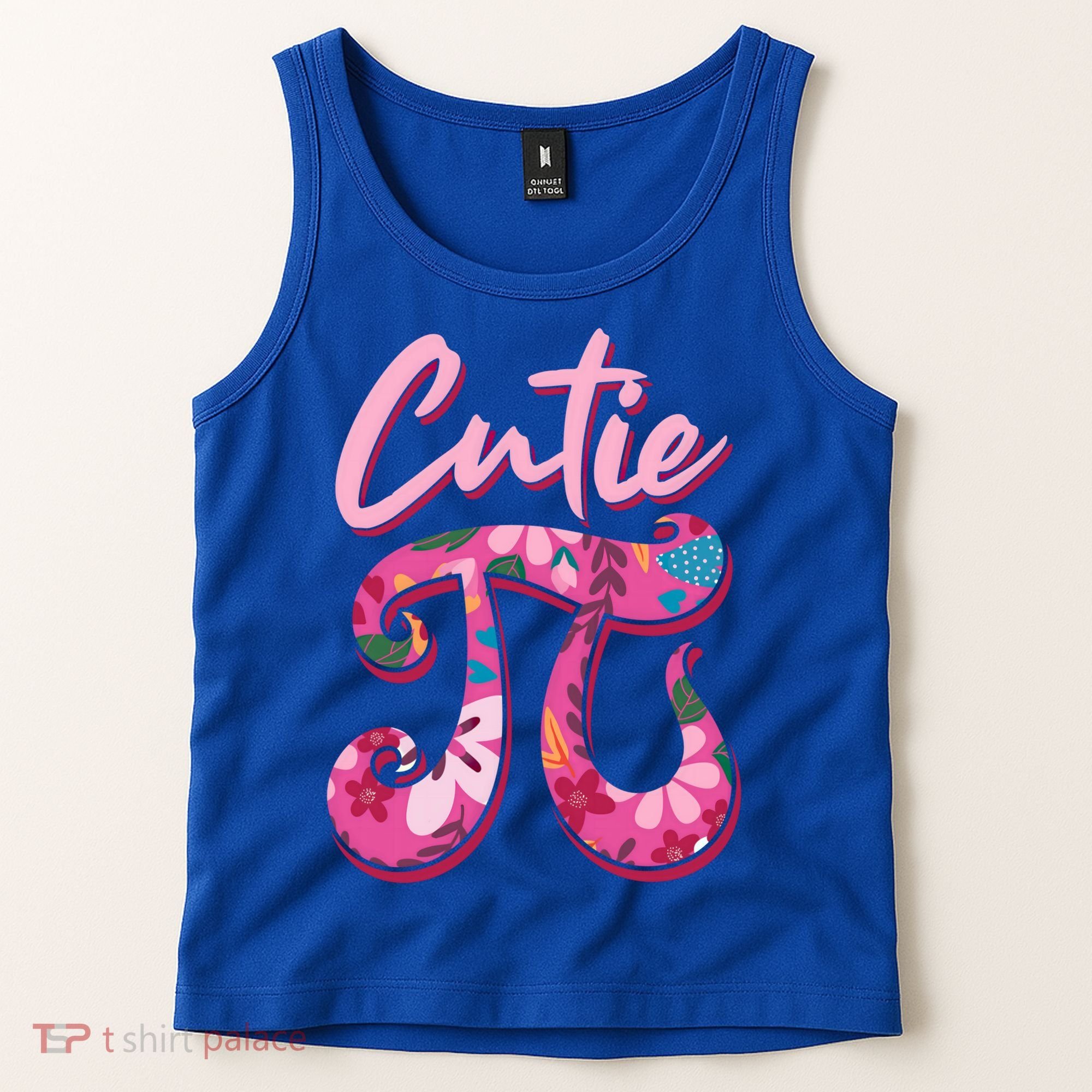 Mathematician Cutie Pi Math Pi Symbol Pi Day Gift Tank Top