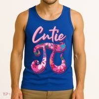 Mathematician Cutie Pi Math Pi Symbol Pi Day Gift Tank Top thumb 3