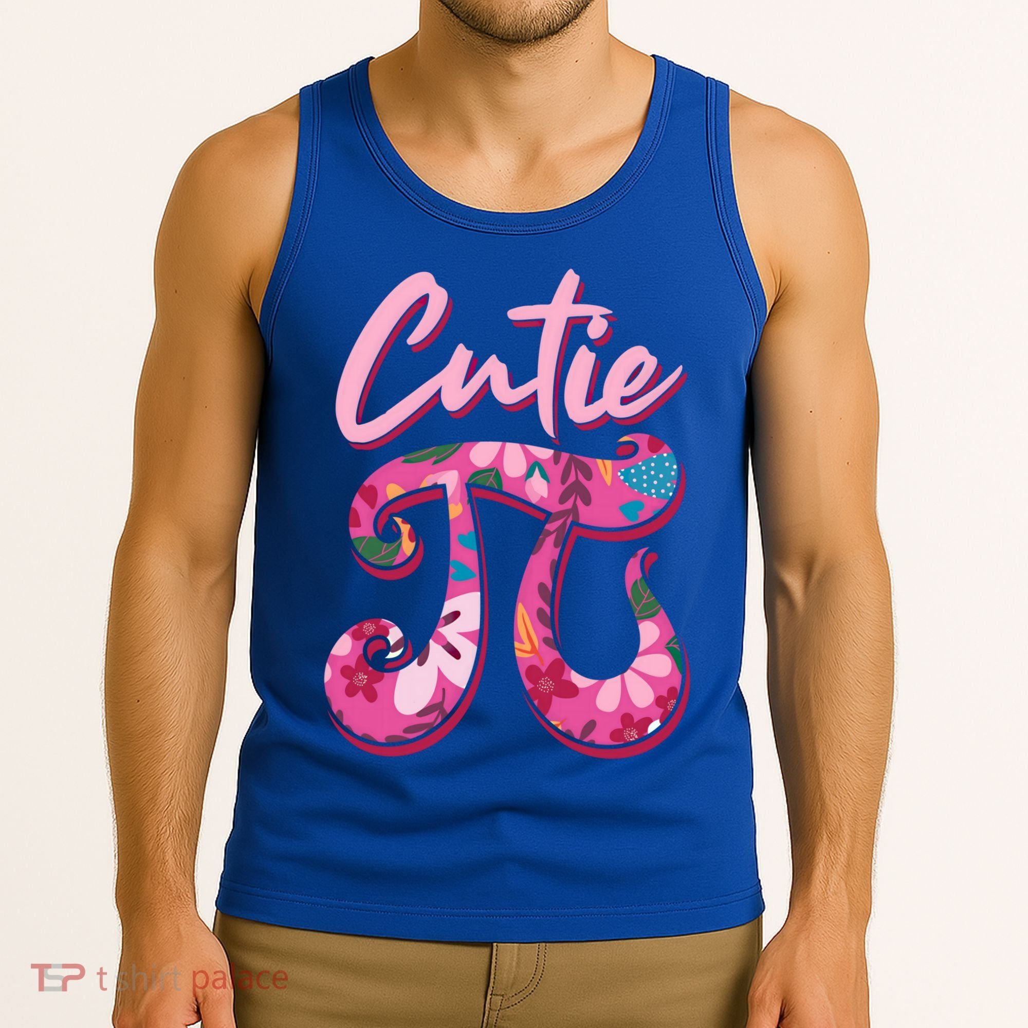 Mathematician Cutie Pi Math Pi Symbol Pi Day Gift Tank Top