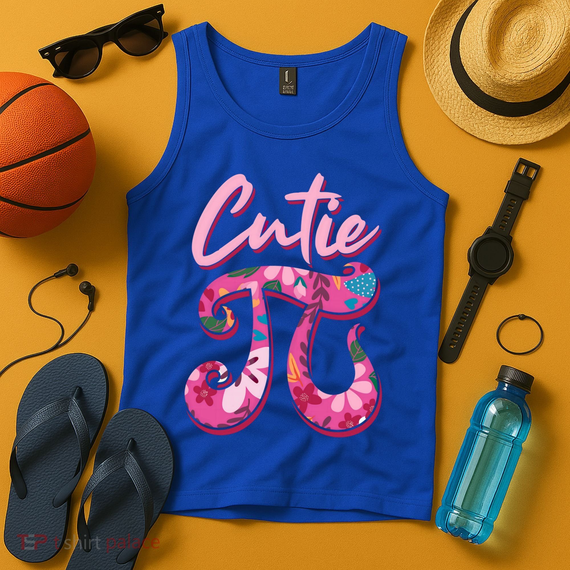 Mathematician Cutie Pi Math Pi Symbol Pi Day Gift Tank Top