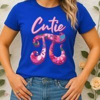 Mathematician Cutie Pi Math Pi Symbol Pi Day Gift Women's T-Shirt thumb 2