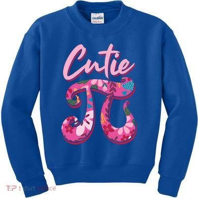 Mathematician Cutie Pi Math Pi Symbol Pi Day Gift Kids Sweatshirt