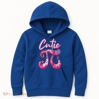 Mathematician Cutie Pi Math Pi Symbol Pi Day Gift Kids Hoodie thumb 0