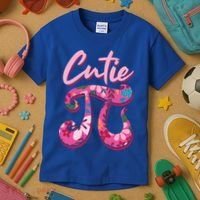 Mathematician Cutie Pi Math Pi Symbol Pi Day Gift Kids T-Shirt thumb 3