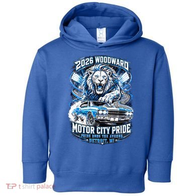 Motor City Pride 2026 Cruising Roaring Down Woodward Toddler Hoodie