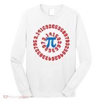 Mathematician Captain Pi Superhero Math Nerd Geek Pi Day Long Sleeve Shirt thumb 0