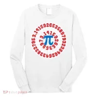 Mathematician Captain Pi Superhero Math Nerd Geek Pi Day Long Sleeve Shirt thumb 0