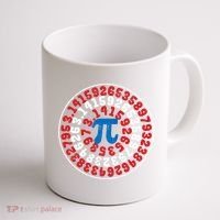 Mathematician Captain Pi Superhero Math Nerd Geek Pi Day Coffee Mug thumb 1