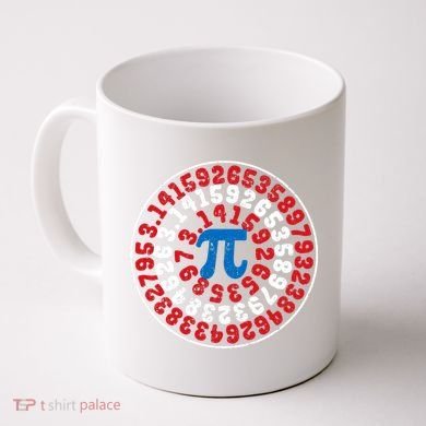 Mathematician Captain Pi Superhero Math Nerd Geek Pi Day Coffee Mug