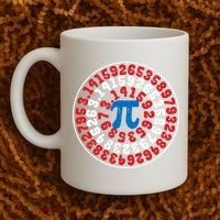 Mathematician Captain Pi Superhero Math Nerd Geek Pi Day Coffee Mug thumb 2