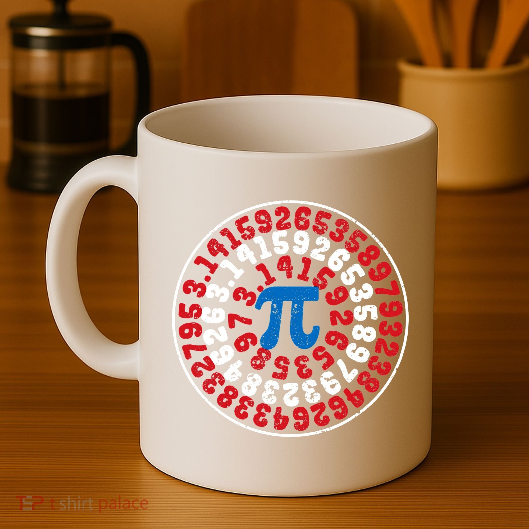 Mathematician Captain Pi Superhero Math Nerd Geek Pi Day Coffee Mug