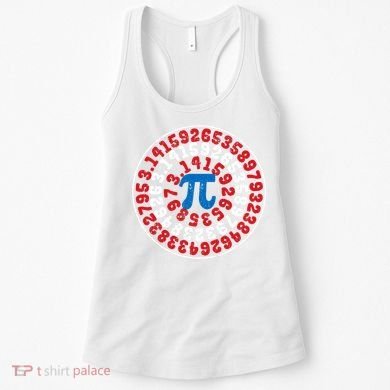 Mathematician Captain Pi Superhero Math Nerd Geek Pi Day Women's Tank Top