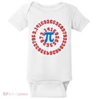 Mathematician Captain Pi Superhero Math Nerd Geek Pi Day Baby Bodysuit thumb 0