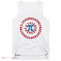 Mathematician Captain Pi Superhero Math Nerd Geek Pi Day Tank Top thumb 0