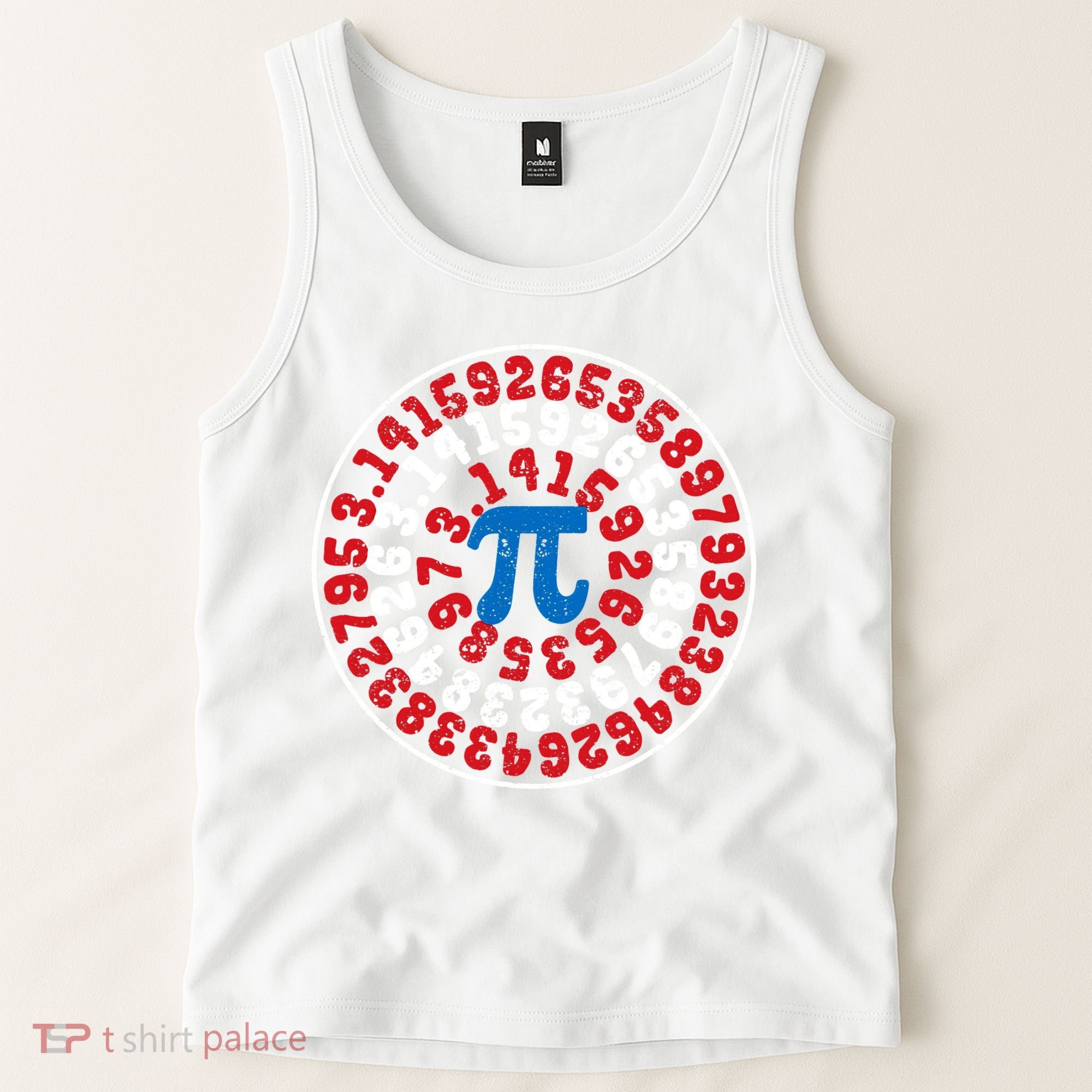 Mathematician Captain Pi Superhero Math Nerd Geek Pi Day Tank Top
