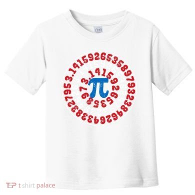 Mathematician Captain Pi Superhero Math Nerd Geek Pi Day Toddler T-Shirt