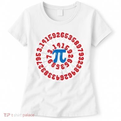 Mathematician Captain Pi Superhero Math Nerd Geek Pi Day Women's T-Shirt